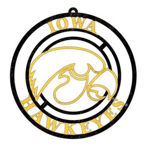 Fan Creations Iowa Hawkeyes Team Color Cut Out Circle - Primary Image