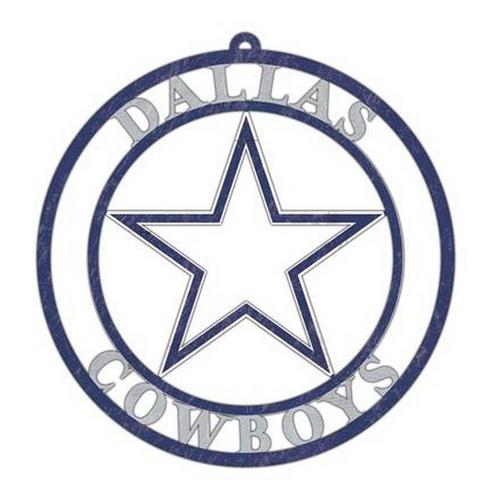 Fan Creations Dallas Cowboys Team Color Cutout Circle - Primary Image