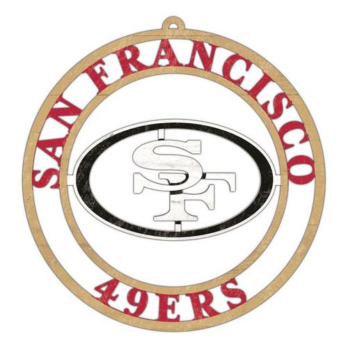 Fan Creations San Francisco 49ers Silhouette Logo Cutout Circle - Primary Image
