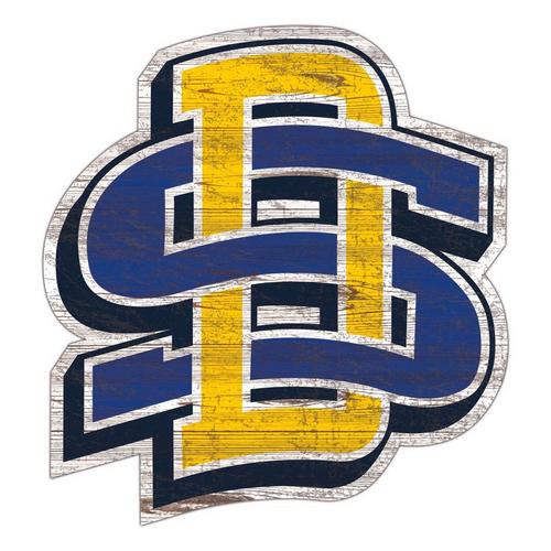 Fan Creations South Dakota State Jackrabbits Distressed Logo Cutout Sign - Primary Image