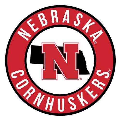 Fan Creations Nebraska Cornhuskers State Circle Sign - Primary Image