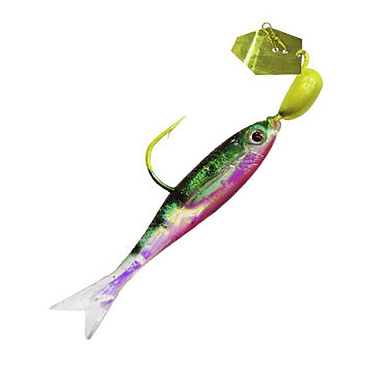 15895::Chartreuse/Rainbow - Z-Man Flashback Mini Chatterbait