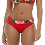 Women's Skye Mid Waist Fold Over Swim Bottoms - Thumbnail 1 of 3