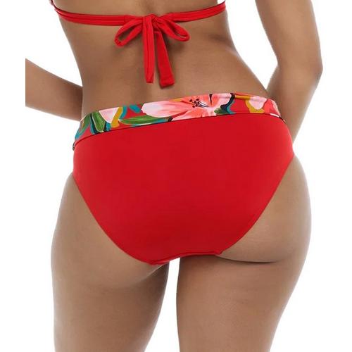 Women's Skye Mid Waist Fold Over Swim Bottoms - Primary Image