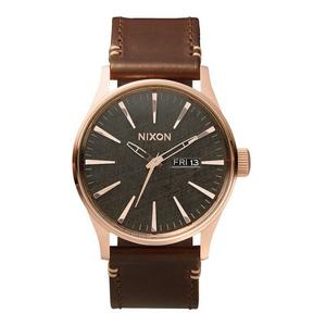 Men's Nixon Sentry Leather Watch