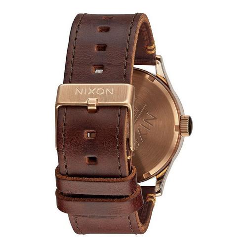 Men's Nixon Sentry Leather Watch - Primary Image