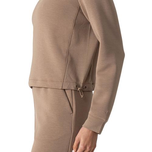 Women's MPG Sport Release Crop Long Sleeve Oversized Shirt - Primary Image