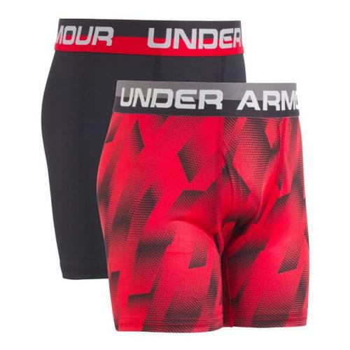 Boys' Under Armour Printed 2 Pack Boxer Briefs - Primary Image
