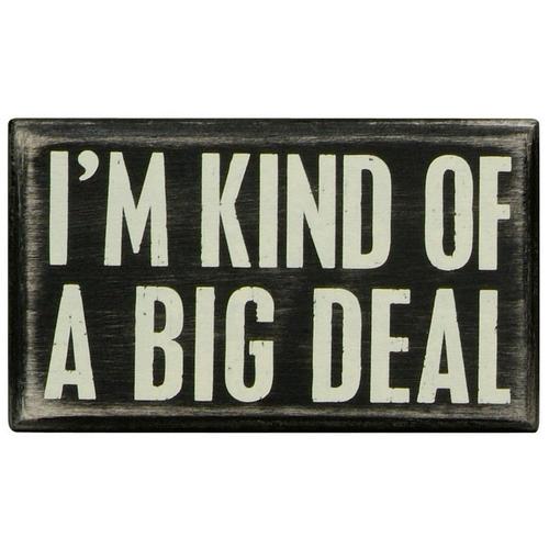 Primitives By Kathy Big Deal Box Sign - Primary Image