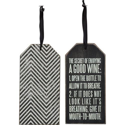 Primitives By Kathy Mouth To Mouth Bottle Tag - Primary Image