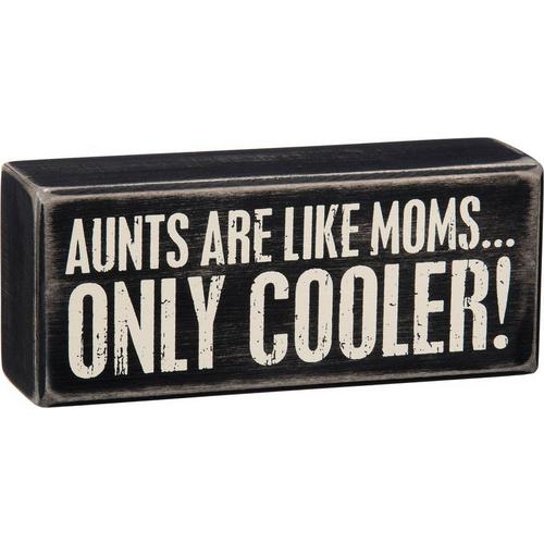 Primitives By Kathy Aunts Cooler Box Sign - Primary Image