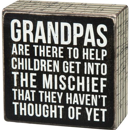 Primitives by Kathy Grandpas Box Sign - Primary Image