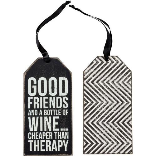 Primitives By Kathy Good Friends Bottle Tag - Primary Image