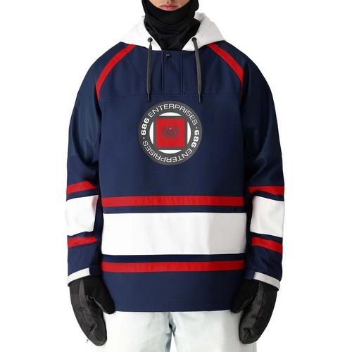Men's 686 Slapshot Hooded 1/4 Snap Fleece Pullover - Primary Image