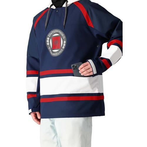 Men's 686 Slapshot Hooded 1/4 Snap Fleece Pullover - Primary Image