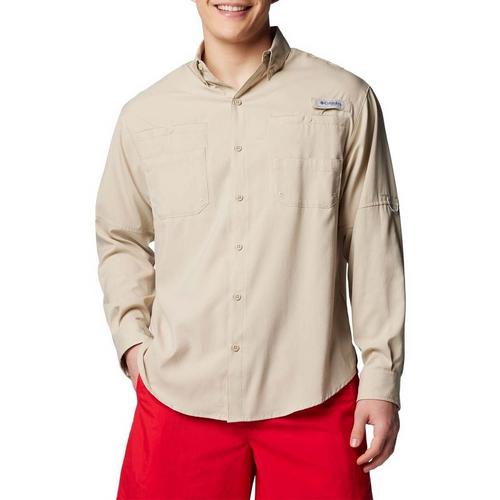 Men's Columbia PFG Tamiami II Long Sleeve Button Up Shirt - Primary Image