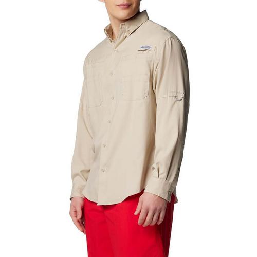 Men's Columbia PFG Tamiami II Long Sleeve Button Up Shirt - Primary Image