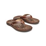 Women's OluKai Paniolo Leather Flip Flop Sandals - Thumbnail 2 of 5