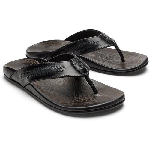 Men's OluKai Mea Ola Mano Flip Flop Sandals - Primary Image