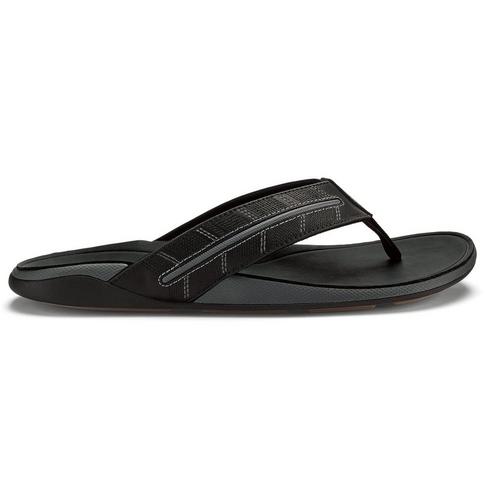 Men's OluKai Tuahine Palm Flip Flop Sandals - Primary Image
