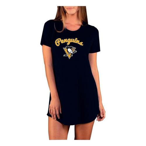 Concepts Sport Women's Pittsburgh Penguins Marathon Nightshirt - Primary Image
