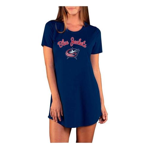 Concepts Sport Women's Columbus Blue Jackets Marathon Nightshirt - Primary Image