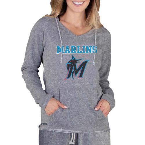 Concepts Sport Women's Miami Marlins Mainstream Hoodie - Primary Image