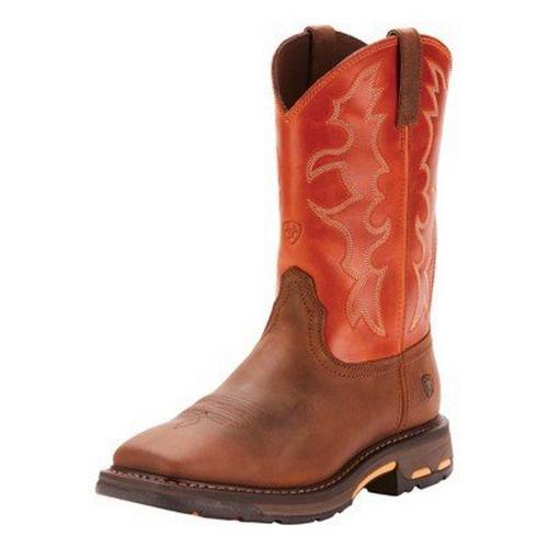 Men's Ariat WorkHog Wide Square Toe Western Boots - Primary Image