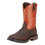 Men's Ariat WorkHog Wide Square Toe Western Boots - Thumbnail 4 of 7
