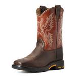 Little Boys' Ariat WorkHog Wide Square Toe Western Boots - Thumbnail 4 of 5