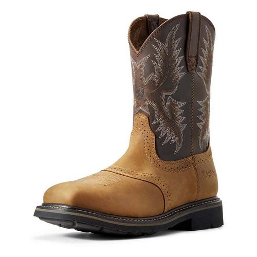 Men's Ariat Sierra Wide Square Steel Toe Work Boots - Primary Image