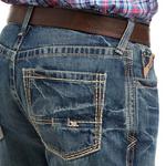 Men's Ariat M4 Boundary Relaxed Fit Bootcut Jeans - Thumbnail 4 of 6