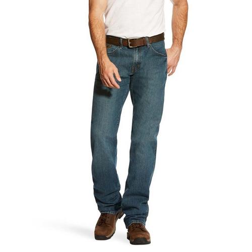 Men's Ariat Rebar Fashion M12 Relaxed Fit Bootcut Jeans - Primary Image