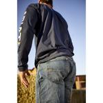 Men's Ariat Rebar Fashion M12 Relaxed Fit Bootcut Jeans - Thumbnail 6 of 7