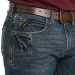 Men's Ariat Rebar M5 Straight DuraStretch Edge Stackable Utility Work Pants - Thumbnail 4 of 9