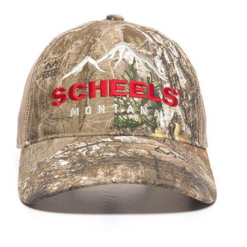 SCHEELS Montana Mountains State Camo Adjustable Hat - Primary Image