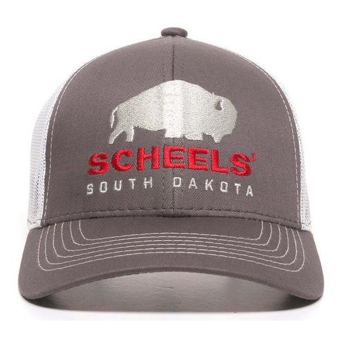 SCHEELS South Dakota Bison State Snapback Hat - Primary Image
