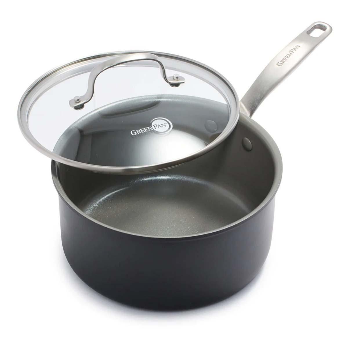GreenPan Chatham Ceramic Nonstick 3-Quart Saucepan with Lid - GreenPan