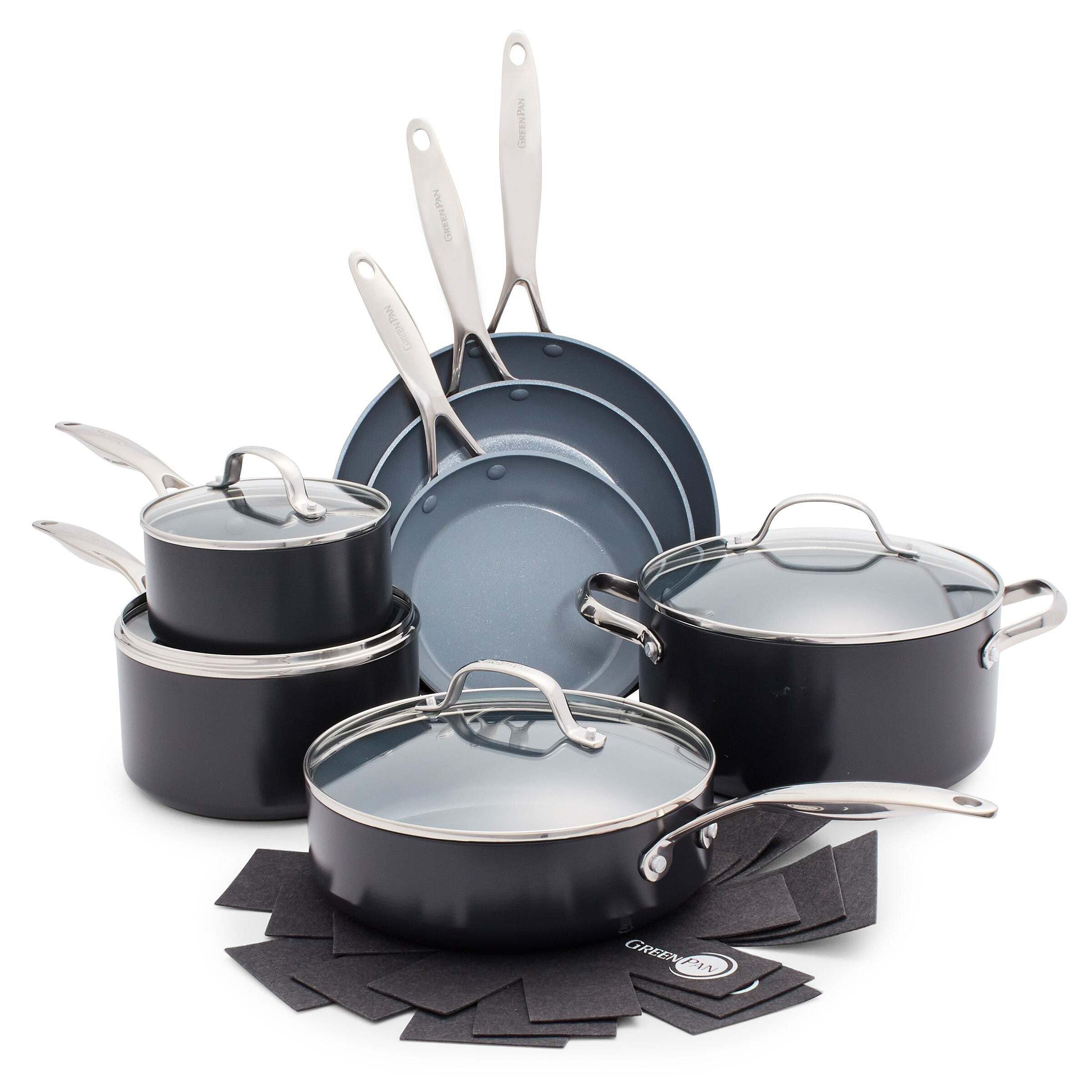 GreenPan Valencia Ceramic Nonstick 11-pc Cookware Set - GreenPan
