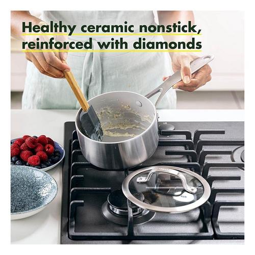 GreenPan Venice Pro 1.6-quart Ceramic Saucepan with Lid - Primary Image