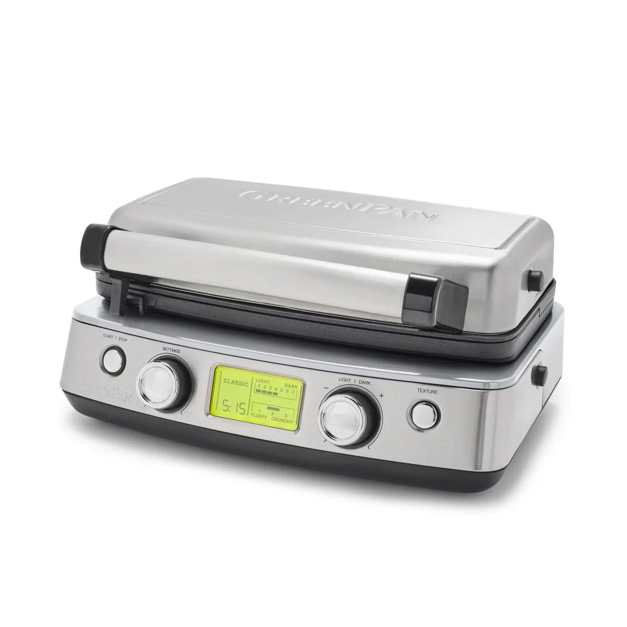 GreenPan Elite Ceramic Nonstick 2-Square Waffle Maker - GreenPan