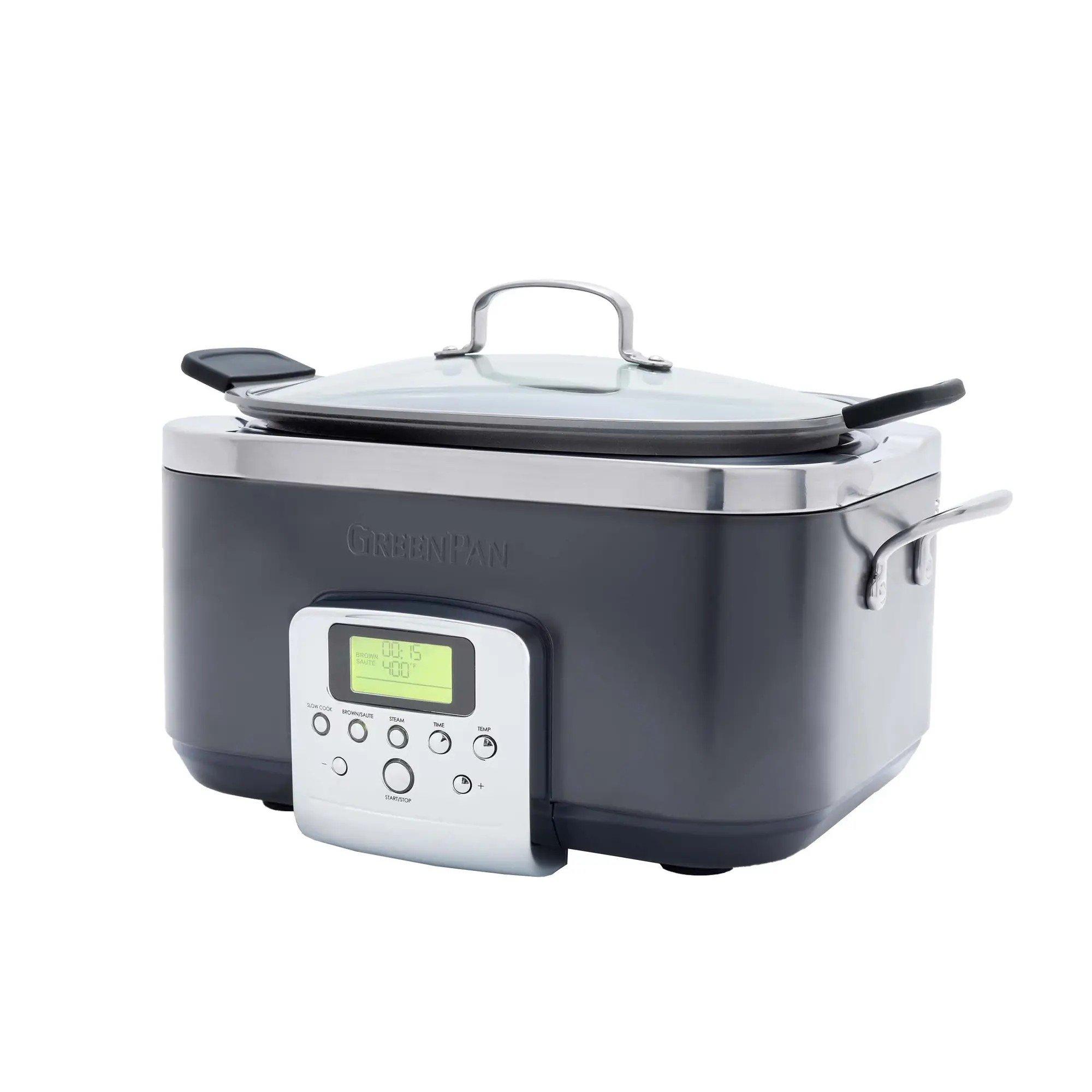 GreenPan 8-in-1 Programmable 6 Quart Slow Cooker - GreenPan