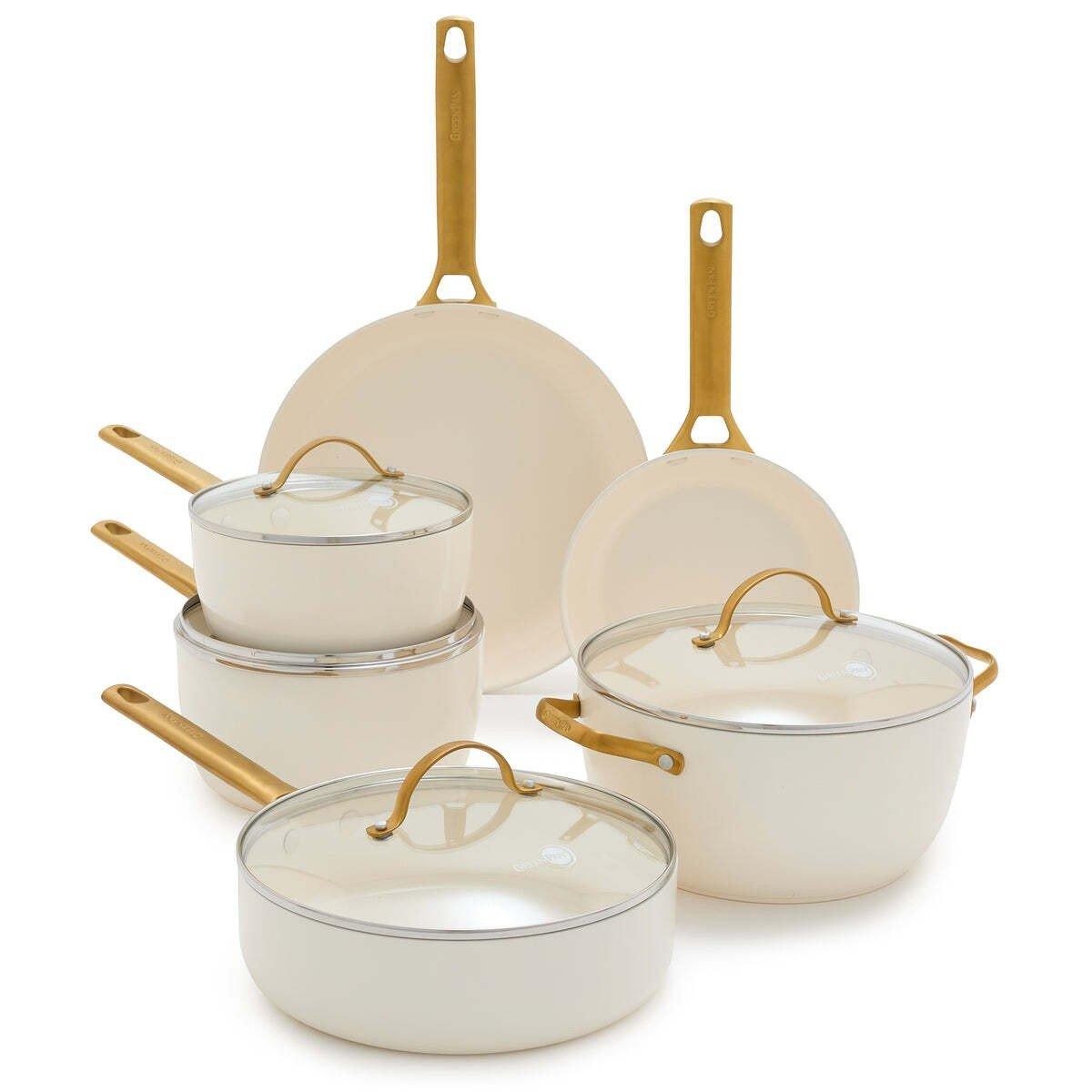 GreenPan Reserve Ceramic Nonstick 10 Piece Cookware Set - GreenPan