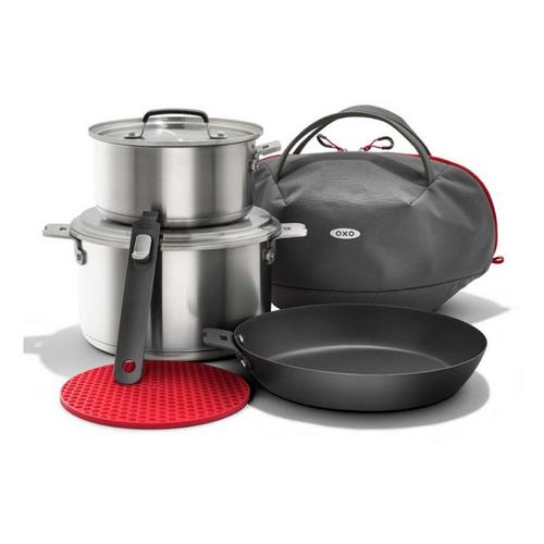 OXO Outdoor Camp Cookware Set With Travel Bag - Primary Image