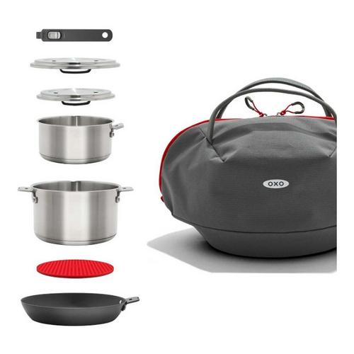 OXO Outdoor Camp Cookware Set With Travel Bag - Primary Image