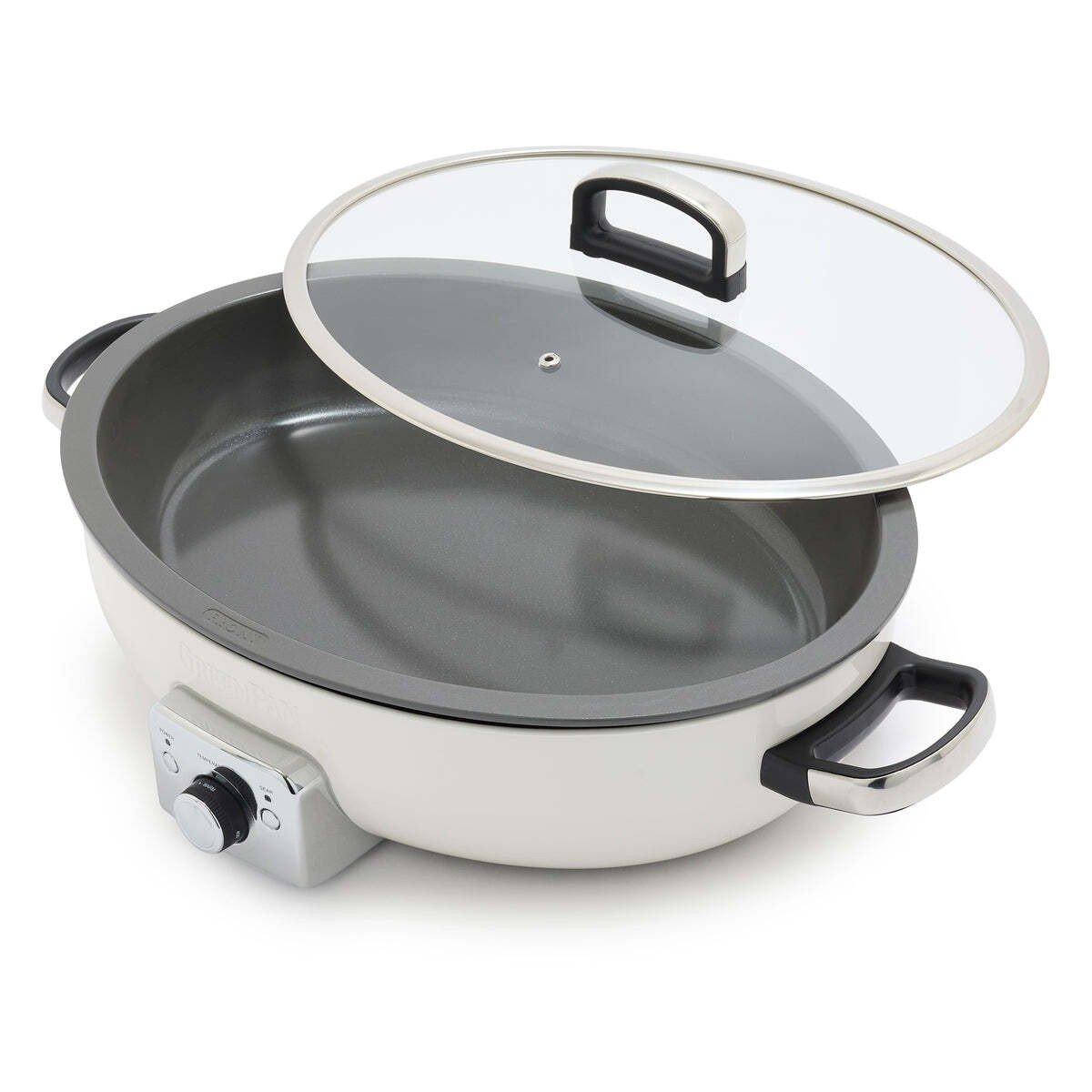 GreenPan Elite 5.5 Quart Oval Electric Skillet - GreenPan