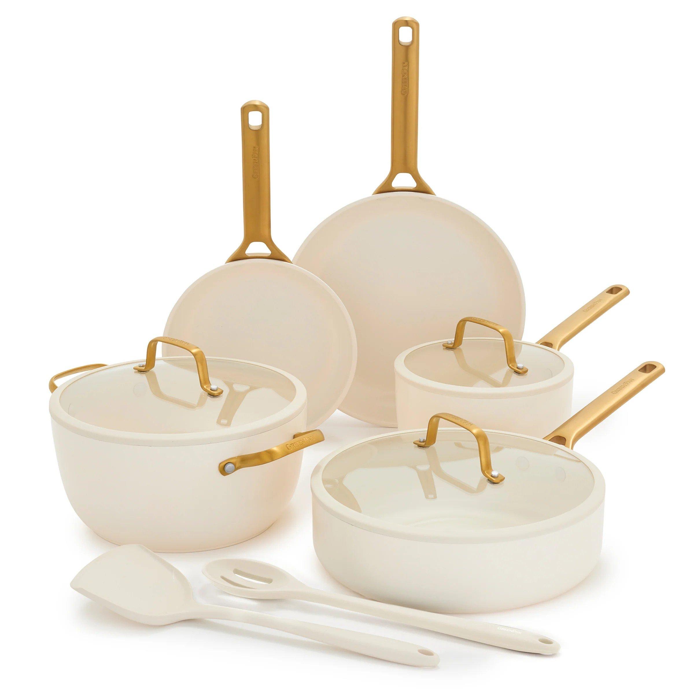 GreenPan Reserve Pro Ceramic Nonstick 10 Piece Cookware Set - GreenPan