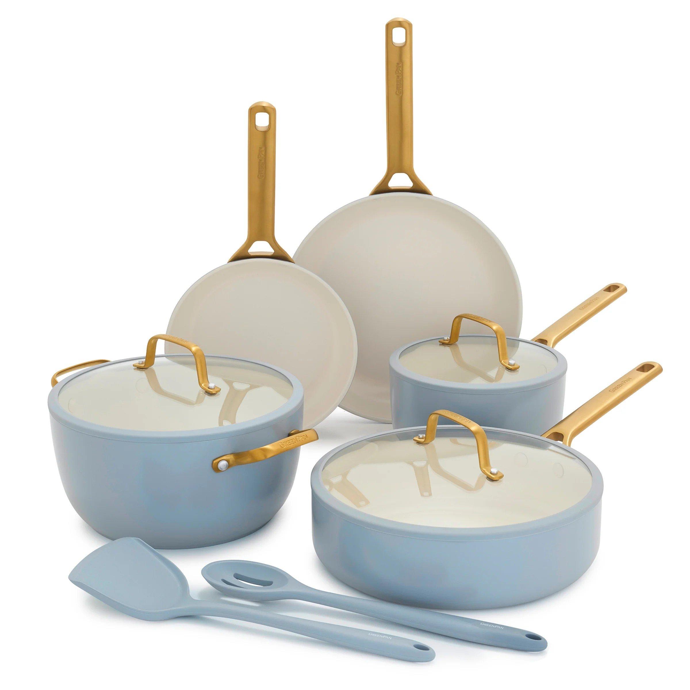 GreenPan Reserve Pro Ceramic Nonstick 10 Piece Cookware Set - GreenPan
