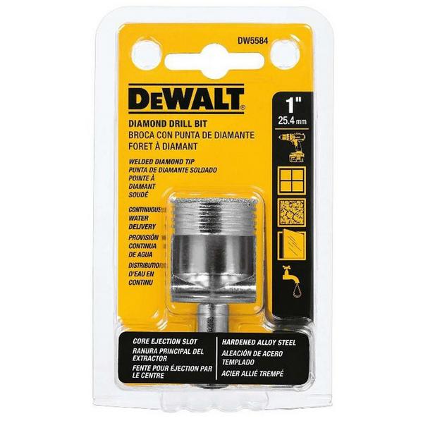 DeWALT 1 in x 2-1/4 in Diamond Tipped Tile Drill Bit