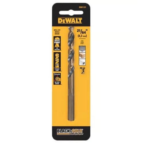 DeWALT Black & Gold Black Oxide Drill Bit - 21/64 inch - Primary Image